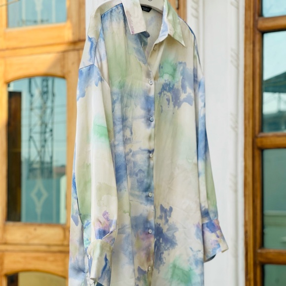 Zara satin shirt - Picture 7 of 7